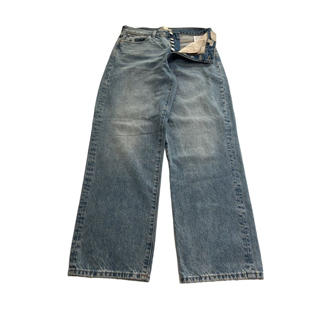 Madewell Straight Leg Jeans in Light Blue Denim